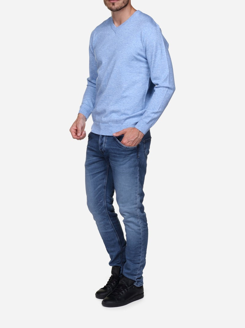 Jersey de vestir para ponerse - Yves Enzo Azul - Kiabi