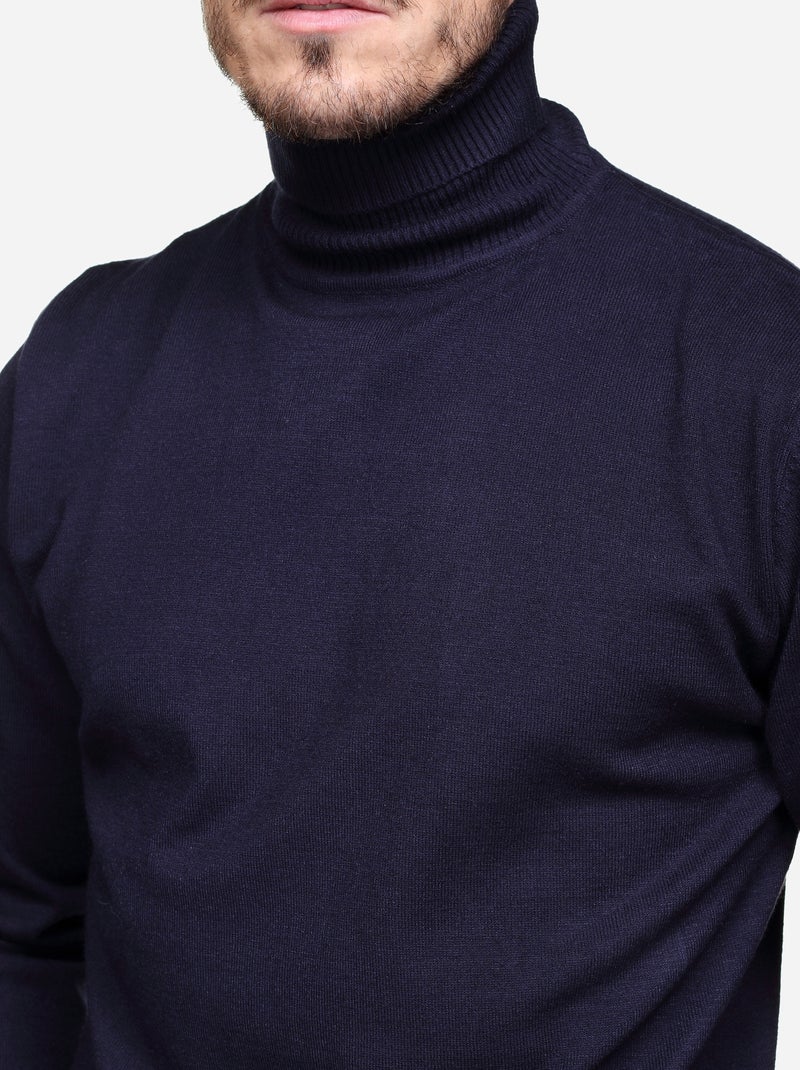 Jersey de vestir para ponerse - Yves Enzo Azul oscuro - Kiabi