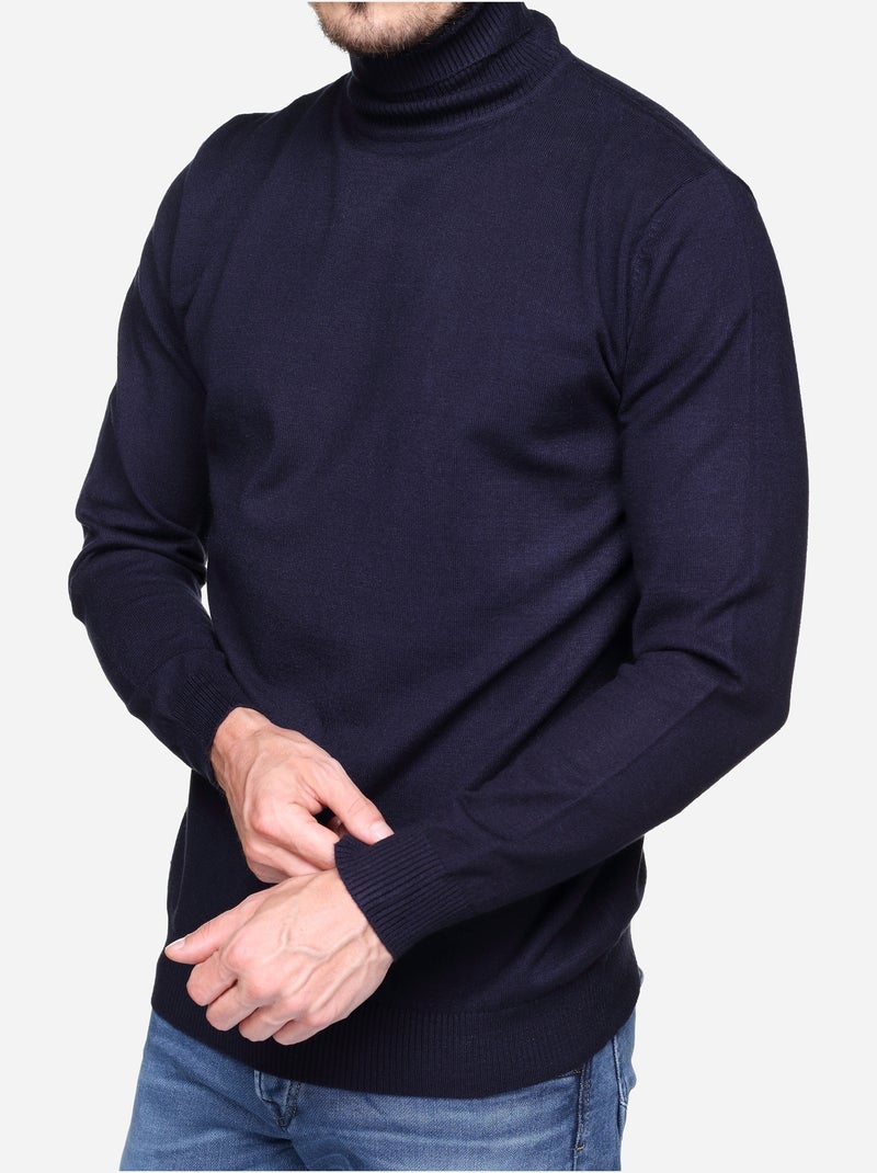 Jersey de vestir para ponerse - Yves Enzo Azul oscuro - Kiabi