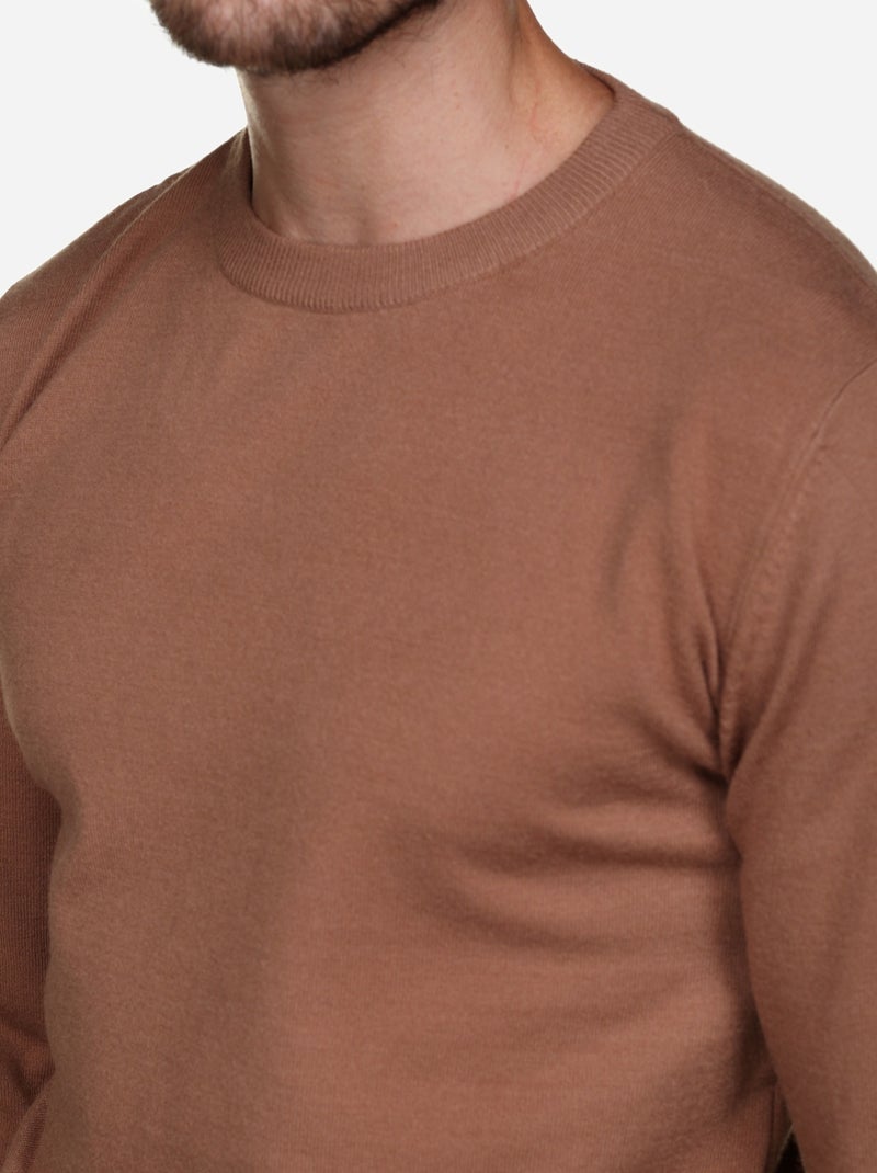 Jersey de vestir para ponerse - Yves Enzo Camel - Kiabi