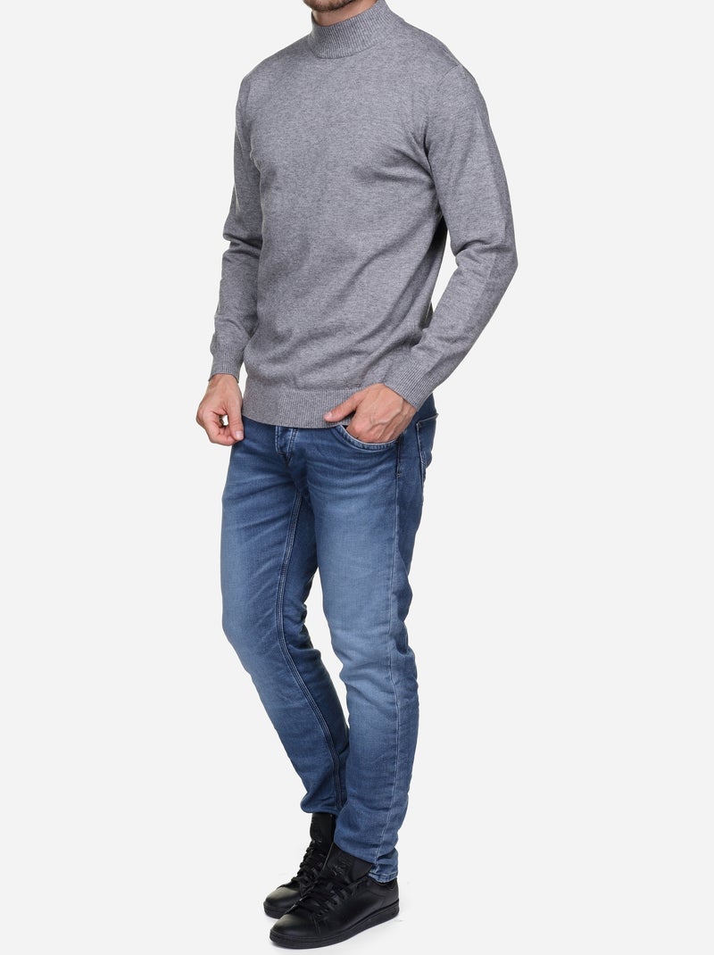 Jersey de vestir para ponerse - Yves Enzo Gris - Kiabi