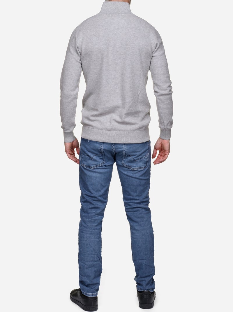 Jersey de vestir para ponerse - Yves Enzo Gris - Kiabi