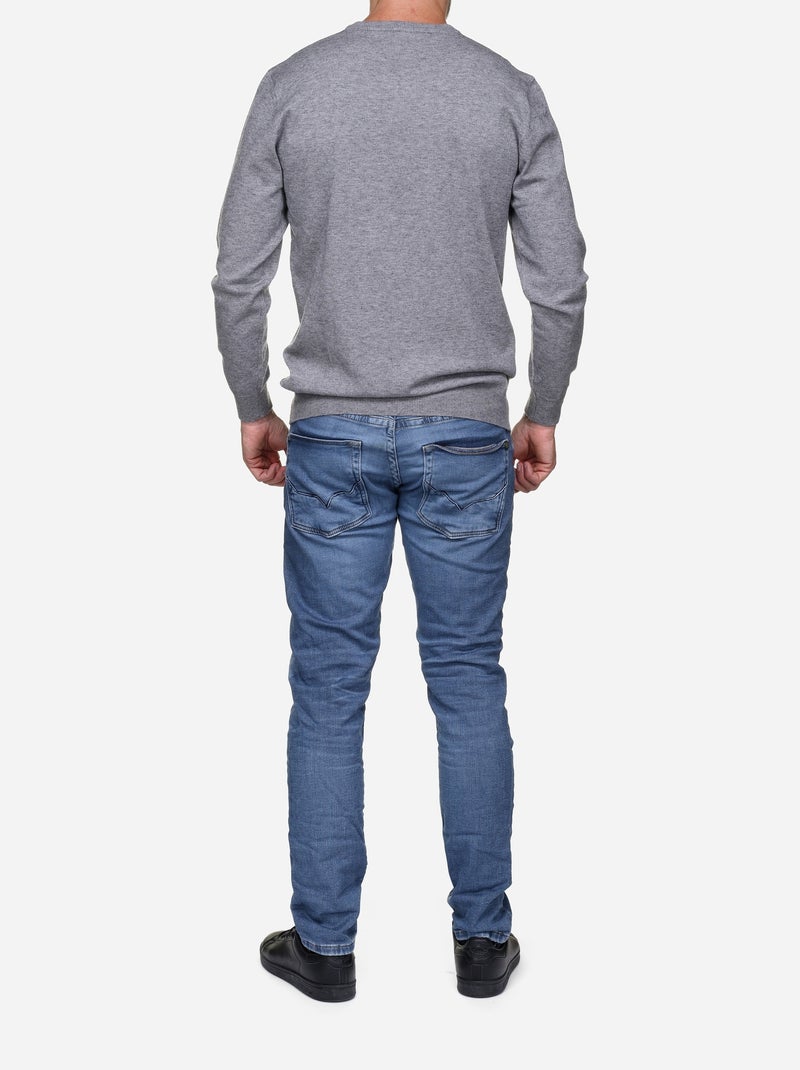 Jersey de vestir para ponerse - Yves Enzo Gris - Kiabi