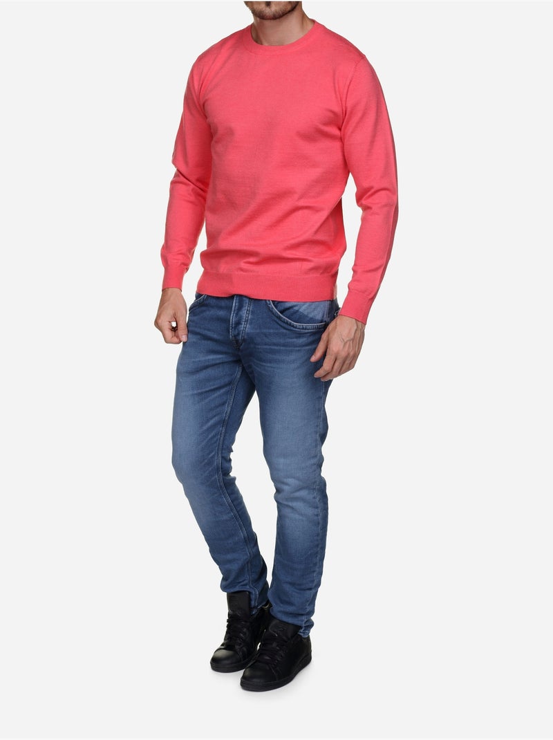 Jersey de vestir para ponerse - Yves Enzo Rojo bermellón - Kiabi