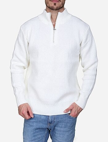 Jersey de vestir con cuello alto y cremallera - Kenzarro