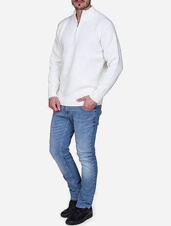 Jersey de vestir con cuello alto y cremallera - Kenzarro