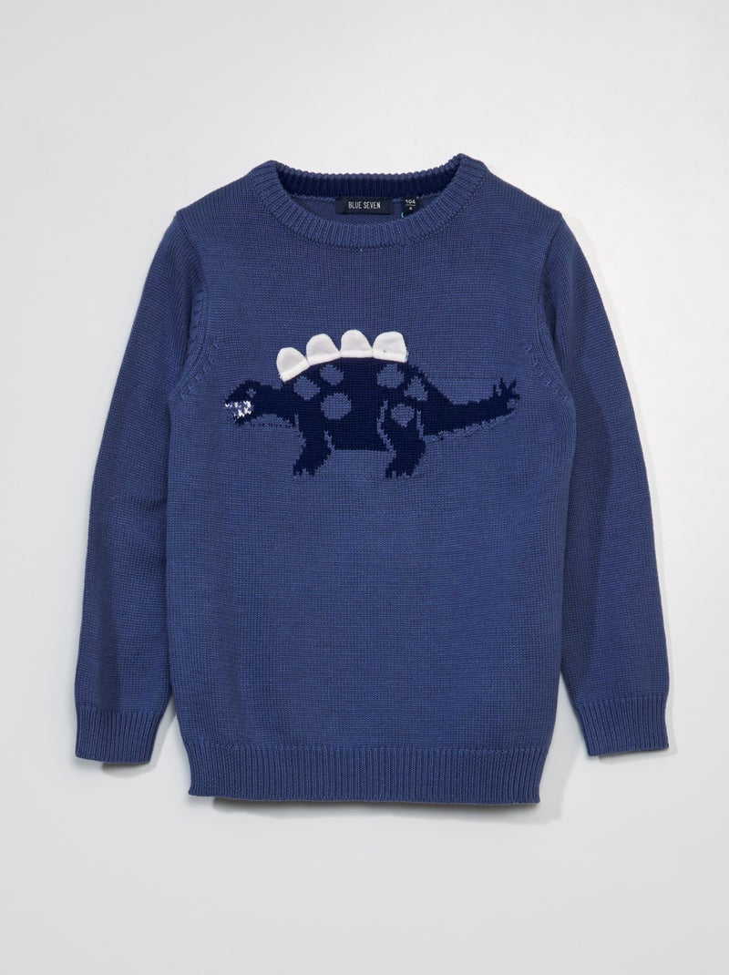 Jersey dinosaurio azul - Kiabi