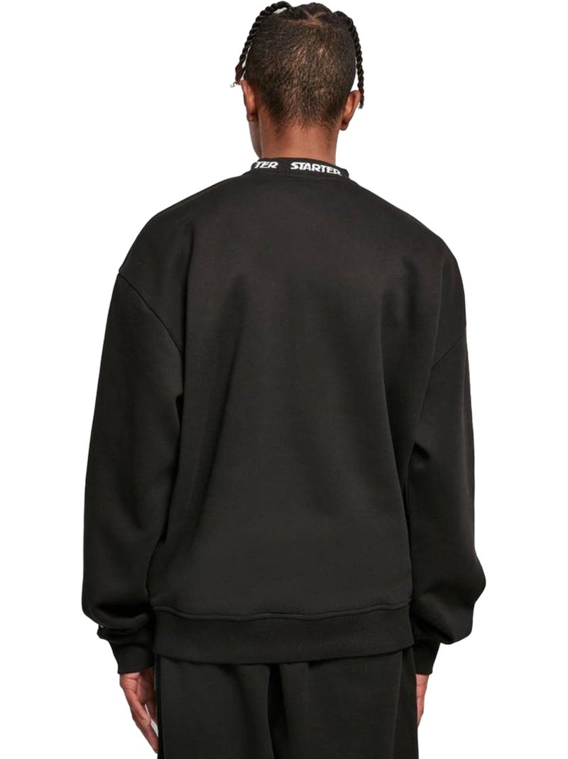Jersey diseño acanalado de jacquard para hombre - starter black label Negro - Kiabi
