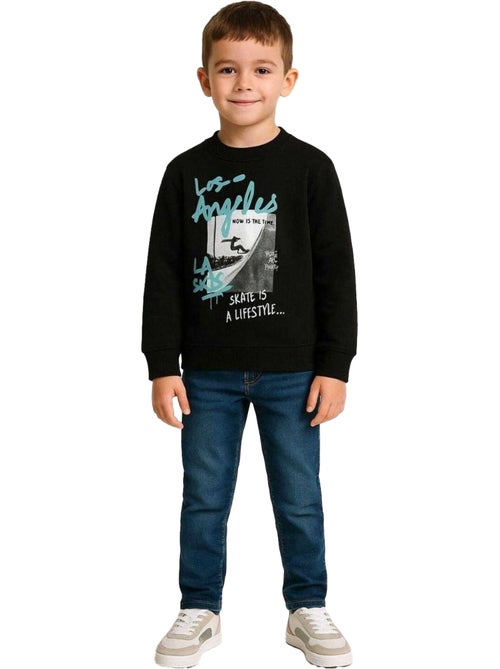 Jersey diseño diseño impreso de manga larga niños - minoti - Kiabi