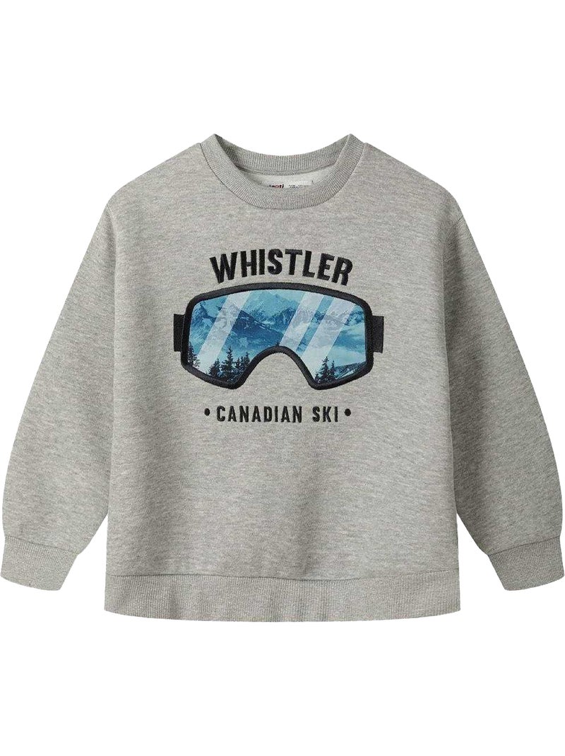 Jersey diseño gráfico niños - minoti Gris - Kiabi