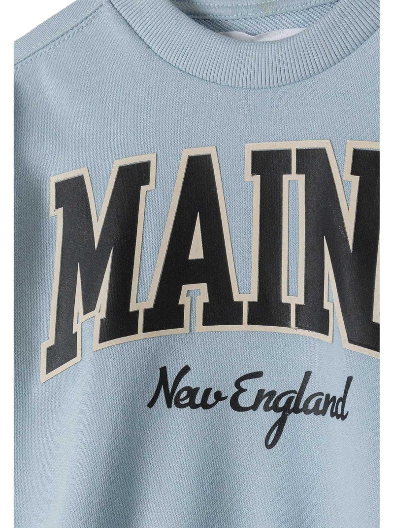 Jersey diseño impreso niños - minoti Azul - Kiabi