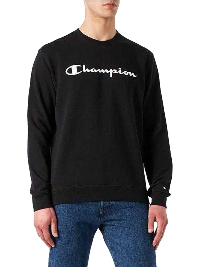 Jersey diseño logotipo para hombre - champion Negro - Kiabi