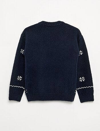 Jersey 'Disney' con jacquard 'Frozen'