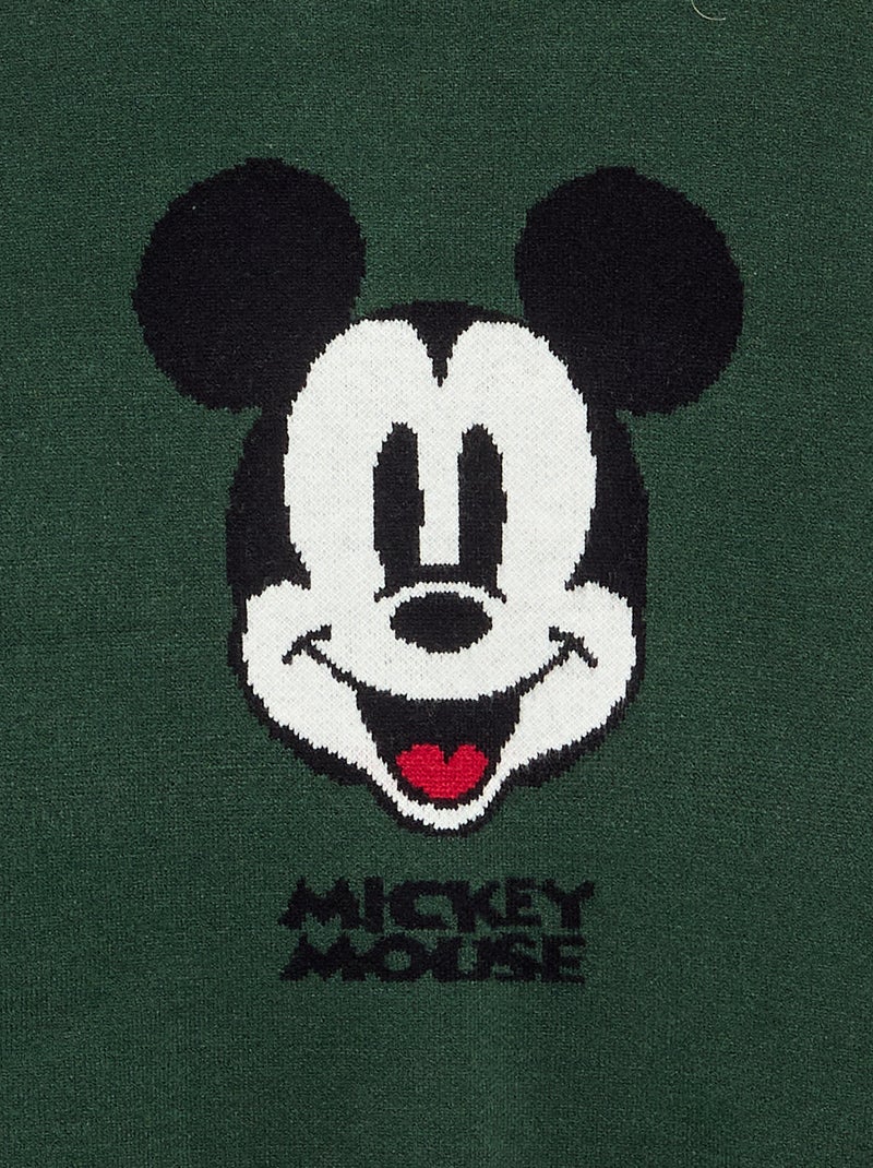 Jersey 'Disney' 'Mickey' Verde oscuro - Kiabi