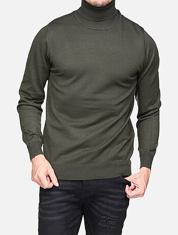 Jersey elegante de cuello alto - Frilivin