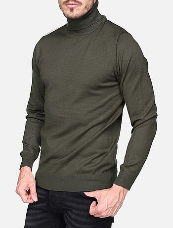 Jersey elegante de cuello alto - Frilivin