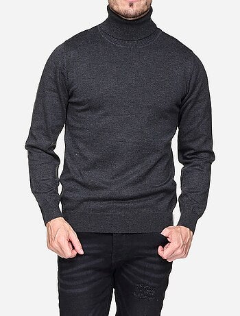 Jersey elegante de cuello alto - Frilivin