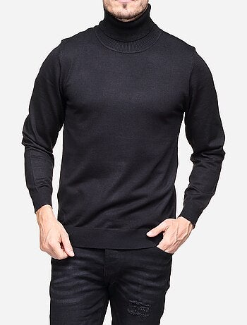 Jersey elegante de cuello alto - Frilivin