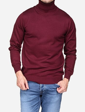 Jersey elegante de cuello alto - Frilivin