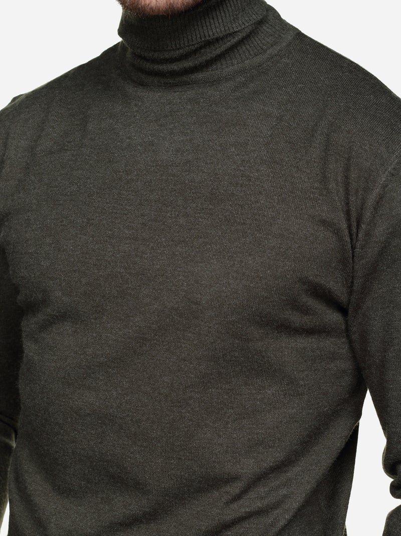 Jersey elegante de cuello alto - Yves Enzo Caqui - Kiabi