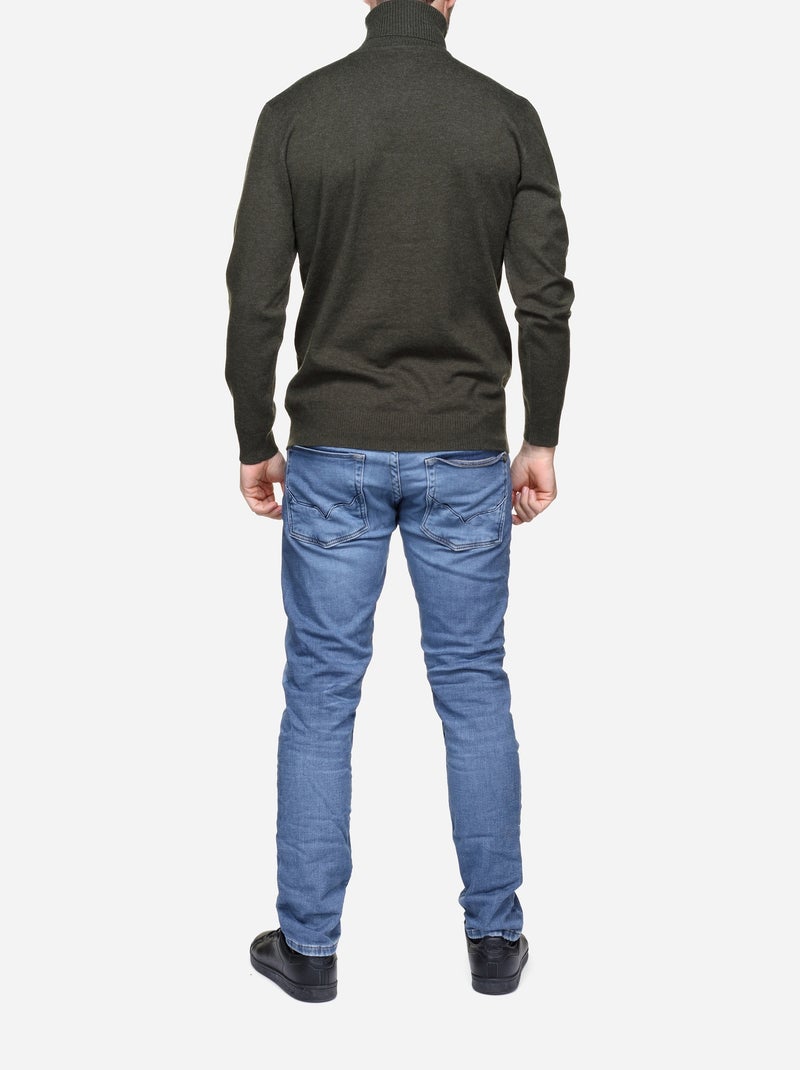Jersey elegante de cuello alto - Yves Enzo Caqui - Kiabi
