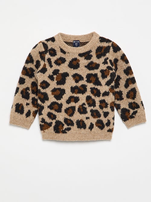 Jersey estampado de leopardo - Kiabi Jersey estampado de leopardo - Kiabi