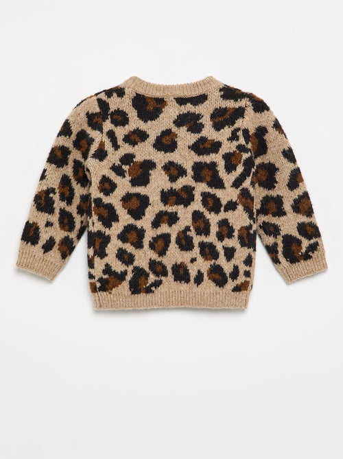 Jersey estampado de leopardo - Kiabi