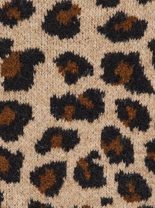 Jersey estampado de leopardo - Kiabi