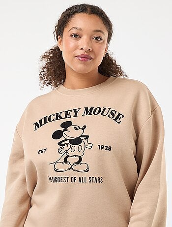 Jersey estampado 'Disney' 'Mickey' de algodón liso