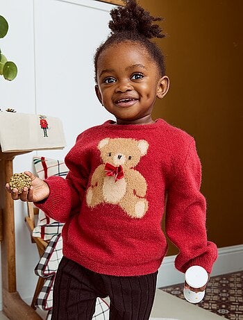 Jersey estampado navideño