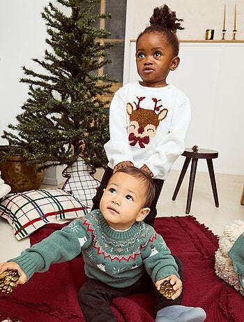 Jersey estampado navideño