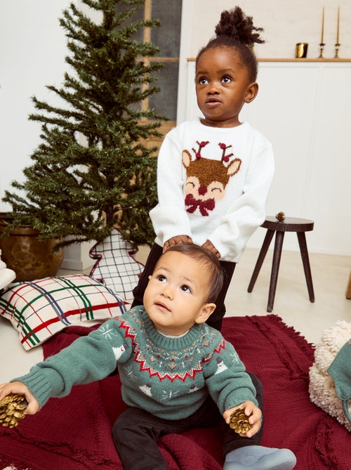 Jersey estampado navideño - Kiabi