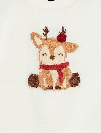 Jersey estampado navideño