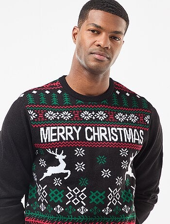 Jersey estampado navideño