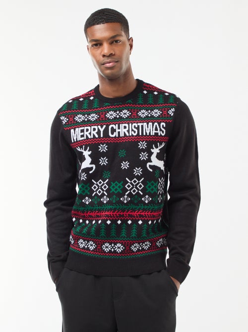 Jersey estampado navideño - Kiabi