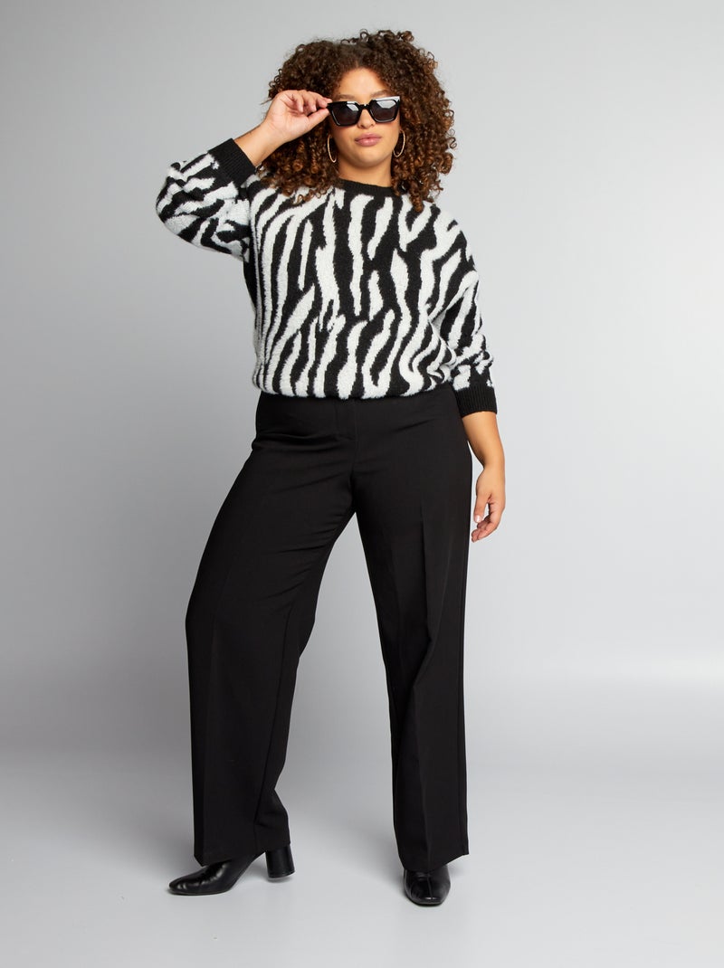Jersey estampado NEGRO - Kiabi