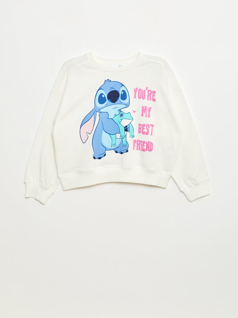 Jersey estampado 'Stitch' 'Disney' Blanco - Kiabi