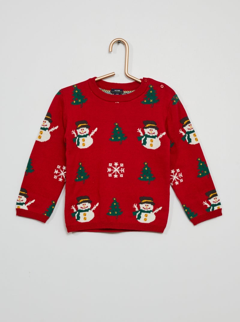 Jersey estilo 'Navidad' ROJO - Kiabi
