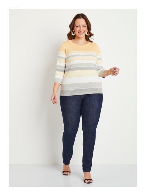 Jersey fantasía de punto jacquard - Afibel - Kiabi