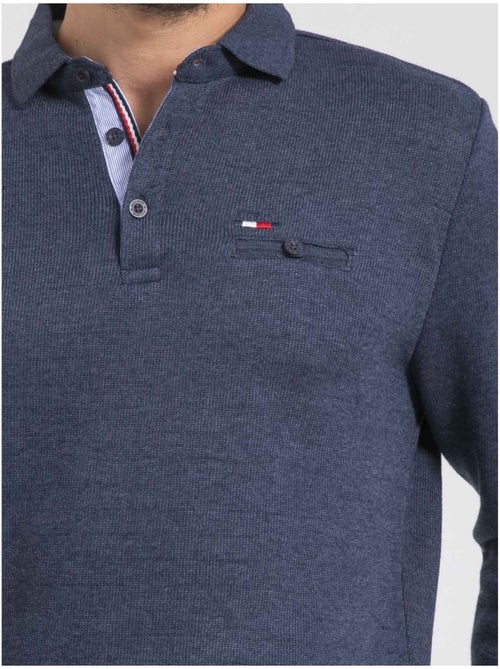 Jersey fin col polo WAMITOL - Kiabi Jersey fin col polo WAMITOL - Kiabi