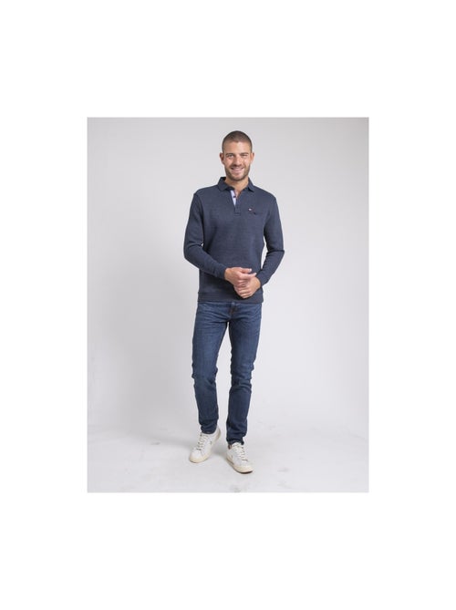 Jersey fin col polo WAMITOL - Kiabi Jersey fin col polo WAMITOL - Kiabi
