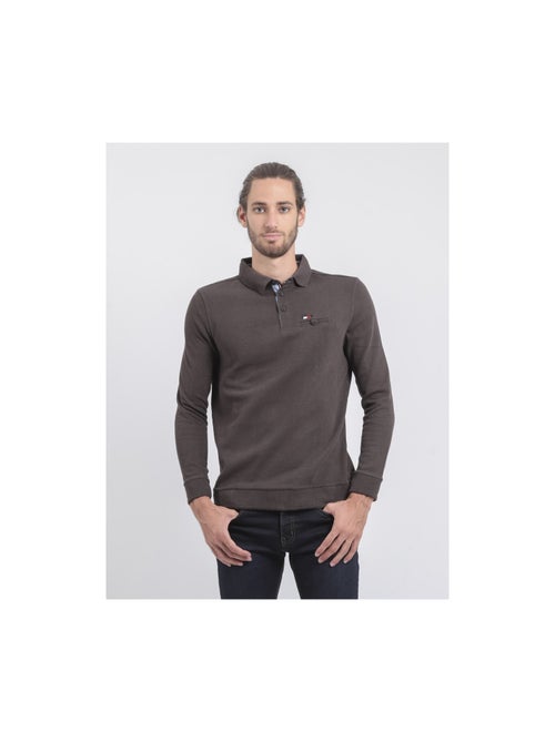 Jersey fin col polo WAMITOL - Kiabi Jersey fin col polo WAMITOL - Kiabi