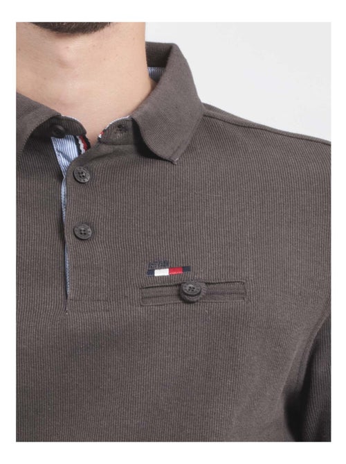 Jersey fin col polo WAMITOL - Kiabi Jersey fin col polo WAMITOL - Kiabi
