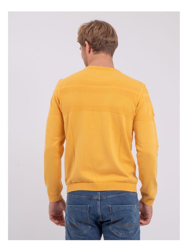 Jersey fino col rond AMAZARIN Amarillo - Kiabi