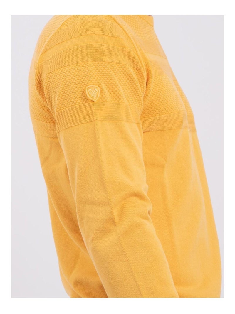 Jersey fino col rond AMAZARIN Amarillo - Kiabi