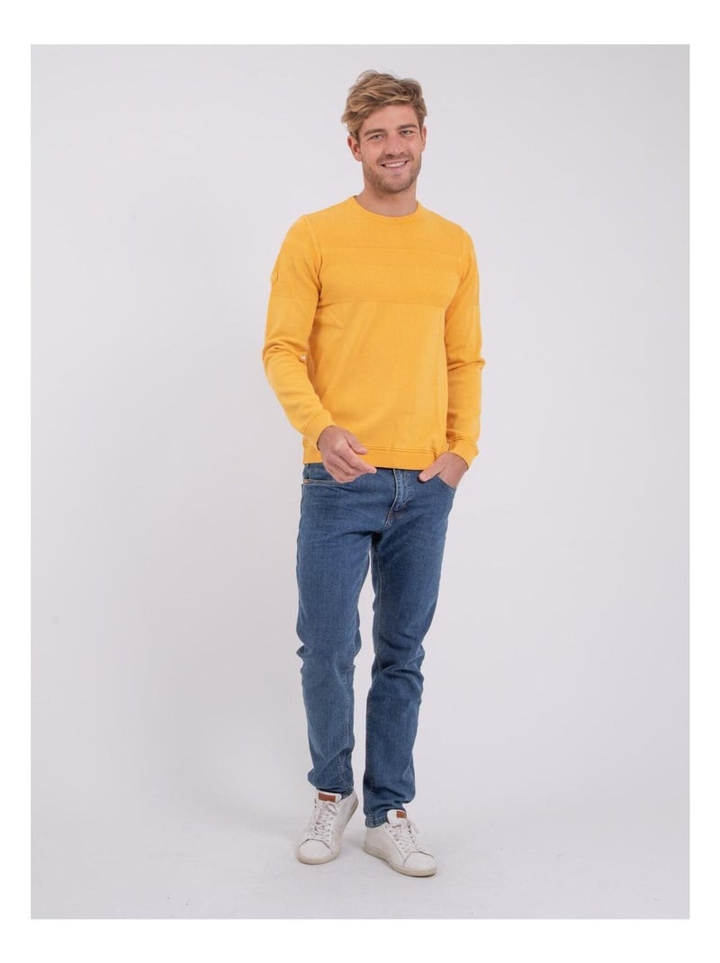 Jersey fino col rond AMAZARIN Amarillo - Kiabi