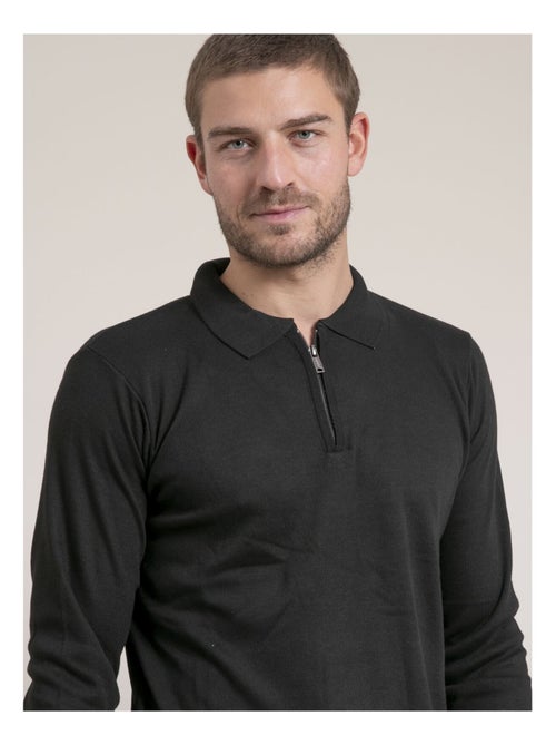 Jersey fino cuello con cremallera LENOWILEM - Kiabi