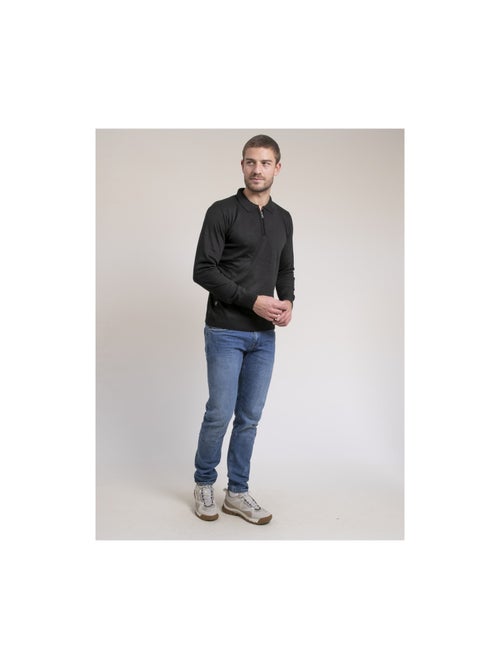 Jersey fino cuello con cremallera LENOWILEM - Kiabi