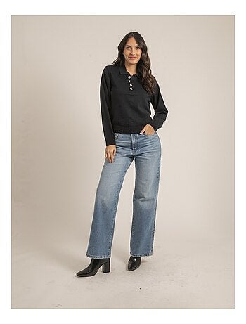 Jersey fino cuello polo KONOR