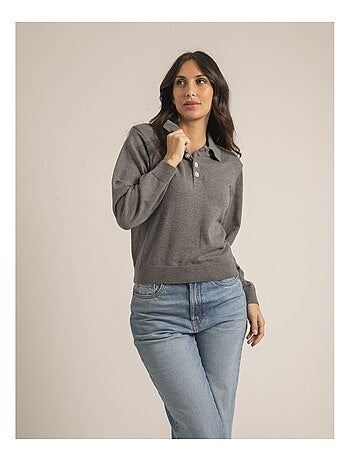 Jersey fino cuello polo KONOR